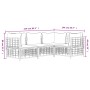 Gartenmöbel-Set 4-teilig und anthrazitgraue PE-Rattankissen von vidaXL, Outdoor-Sofas - Ref: Foro24-3186747, Preis: 342,91 €,...
