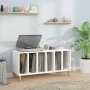 Weißer Plattenschrank aus Sperrholz, 100 x 38 x 48 cm von vidaXL, CD- und DVD-Speicher - Ref: Foro24-831973, Preis: 87,86 €, ...