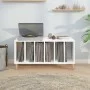 Weißer Plattenschrank aus Sperrholz, 100 x 38 x 48 cm von vidaXL, CD- und DVD-Speicher - Ref: Foro24-831973, Preis: 87,86 €, ...