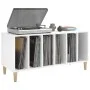 Weißer Plattenschrank aus Sperrholz, 100 x 38 x 48 cm von vidaXL, CD- und DVD-Speicher - Ref: Foro24-831973, Preis: 87,86 €, ...