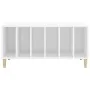 Weißer Plattenschrank aus Sperrholz, 100 x 38 x 48 cm von vidaXL, CD- und DVD-Speicher - Ref: Foro24-831973, Preis: 87,86 €, ...