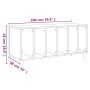 White plywood record cabinet 100x38x48 cm by vidaXL, CD and DVD storage - Ref: Foro24-831973, Price: 85,75 €, Discount: %