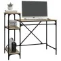 Schreibtisch mit Regalen aus Eichensperrholz 105x50x90 cm von vidaXL, Schreibtische - Ref: Foro24-826715, Preis: 59,70 €, Rab...