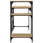 Escritorio con estantes madera contrachapada roble 105x50x90 cm de vidaXL, Escritorios - Ref: Foro24-826715, Precio: 62,16 €,...