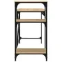 Schreibtisch mit Regalen aus Eichensperrholz 105x50x90 cm von vidaXL, Schreibtische - Ref: Foro24-826715, Preis: 59,70 €, Rab...
