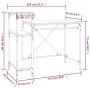 Schreibtisch mit Regalen aus Eichensperrholz 105x50x90 cm von vidaXL, Schreibtische - Ref: Foro24-826715, Preis: 59,70 €, Rab...