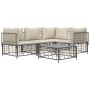 Gartenmöbel-Set 5-teilig, Kissen anthrazit, PE-Rattan von vidaXL, Outdoor-Sofas - Ref: Foro24-3186748, Preis: 413,95 €, Rabat...