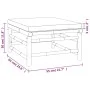 3-piece bamboo garden furniture set with taupe gray cushions by vidaXL, Modular outdoor sofas - Ref: Foro24-362283, Price: 21...