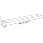 Chromed aluminum shower wall shelf 90 cm by vidaXL, Bathroom accessories - Ref: Foro24-153621, Price: 47,98 €, Discount: %