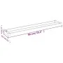 Duschwandregal aus verchromtem Aluminium, 90 cm von vidaXL, Badezimmerzubehör - Ref: Foro24-153621, Preis: 47,19 €, Rabatt: %