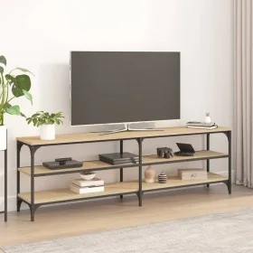 TV-Schrank aus Sonoma-Eichensperrholz, 160 x 30 x 50 cm von vidaXL, TV-Möbel - Ref: Foro24-826750, Preis: 71,04 €, Rabatt: %