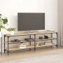 Mueble de TV madera contrachapada roble Sonoma 160x30x50 cm de vidaXL, Muebles TV - Ref: Foro24-826750, Precio: 70,97 €, Desc...