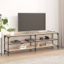 TV-Schrank aus Sonoma-Eichensperrholz, 160 x 30 x 50 cm von vidaXL, TV-Möbel - Ref: Foro24-826750, Preis: 72,16 €, Rabatt: %