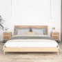 Mesitas noche 2 uds hierro y madera contrachapada 40x30x55,5 cm de vidaXL, Mesitas de noche - Ref: Foro24-352096, Precio: 86,...