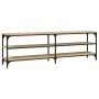 Mueble de TV madera contrachapada roble Sonoma 160x30x50 cm de vidaXL, Muebles TV - Ref: Foro24-826750, Precio: 70,97 €, Desc...