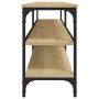 TV-Schrank aus Sonoma-Eichensperrholz, 160 x 30 x 50 cm von vidaXL, TV-Möbel - Ref: Foro24-826750, Preis: 72,16 €, Rabatt: %
