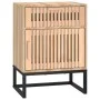 Nachttische 2 Stück Eisen und Sperrholz 40x30x55,5 cm von vidaXL, Nachttische - Ref: Foro24-352096, Preis: 97,85 €, Rabatt: %