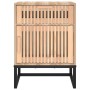 Mesitas noche 2 uds hierro y madera contrachapada 40x30x55,5 cm de vidaXL, Mesitas de noche - Ref: Foro24-352096, Precio: 86,...