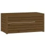 Garden box set 4 pcs solid pine wood gray honey brown by vidaXL, Outdoor storage boxes - Ref: Foro24-3154669, Price: 307,81 €...