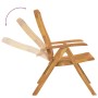 Reclining garden chairs, set of 4, made of solid teak wood. by vidaXL, Garden chairs - Ref: Foro24-3154923, Price: 632,76 €, ...
