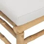 Garten-Ecksofa mit hellgrauen Bambuskissen von vidaXL, Modulare Sofas für den Außenbereich - Ref: Foro24-362278, Preis: 109,3...