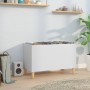 Weißer Plattenschrank aus Sperrholz, 74,5 x 38 x 48 cm von vidaXL, CD- und DVD-Speicher - Ref: Foro24-831957, Preis: 38,05 €,...