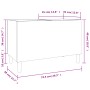 Weißer Plattenschrank aus Sperrholz, 74,5 x 38 x 48 cm von vidaXL, CD- und DVD-Speicher - Ref: Foro24-831957, Preis: 38,05 €,...