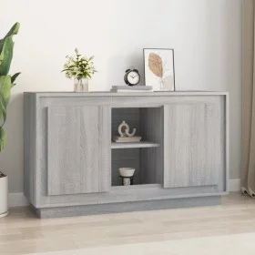 Sonoma graues Sperrholz-Sideboard 102x35x60 cm von vidaXL, Sideboards - Ref: Foro24-831883, Preis: 112,66 €, Rabatt: %
