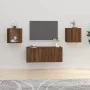 Muebles para TV de pared 2 uds roble marrón 40x34,5x40 cm de vidaXL, Muebles TV - Ref: Foro24-816655, Precio: 57,44 €, Descue...