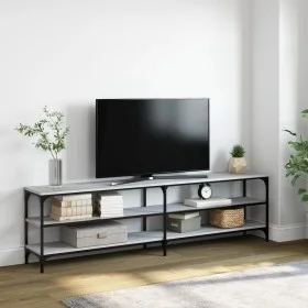 TV-Schrank Sonoma aus grauem Metall und Sperrholz, 180 x 30 x 50 cm von vidaXL, TV-Möbel - Ref: Foro24-826757, Preis: 68,92 €...