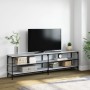 TV-Schrank Sonoma aus grauem Metall und Sperrholz, 180 x 30 x 50 cm von vidaXL, TV-Möbel - Ref: Foro24-826757, Preis: 69,65 €...