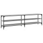 TV-Schrank Sonoma aus grauem Metall und Sperrholz, 180 x 30 x 50 cm von vidaXL, TV-Möbel - Ref: Foro24-826757, Preis: 69,65 €...