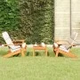 Adirondack Gartenmöbel-Set 3-teilig aus Akazienholz von vidaXL, Gartensets - Ref: Foro24-3152134, Preis: 436,68 €, Rabatt: %