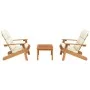 Adirondack Gartenmöbel-Set 3-teilig aus Akazienholz von vidaXL, Gartensets - Ref: Foro24-3152134, Preis: 436,68 €, Rabatt: %