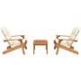 Adirondack Gartenmöbel-Set 3-teilig aus Akazienholz von vidaXL, Gartensets - Ref: Foro24-3152134, Preis: 423,77 €, Rabatt: %