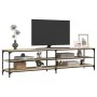 TV-Schrank aus Metall und Sperrholz aus Sonoma-Eiche, 200 x 30 x 50 cm von vidaXL, TV-Möbel - Ref: Foro24-826760, Preis: 82,4...