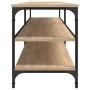 TV-Schrank aus Metall und Sperrholz aus Sonoma-Eiche, 200 x 30 x 50 cm von vidaXL, TV-Möbel - Ref: Foro24-826760, Preis: 83,7...