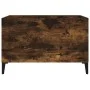 Scheibenschrank aus geräuchertem Eichensperrholz, 74,5 x 38 x 48 cm von vidaXL, CD- und DVD-Speicher - Ref: Foro24-831970, Pr...