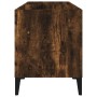 Smoked oak plywood disc cabinet 74.5x38x48 cm by vidaXL, CD and DVD storage - Ref: Foro24-831970, Price: 47,36 €, Discount: %