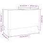 Smoked oak plywood disc cabinet 74.5x38x48 cm by vidaXL, CD and DVD storage - Ref: Foro24-831970, Price: 47,36 €, Discount: %