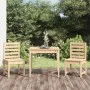 Mesa y sillas de jardín 3 piezas madera maciza de pino de vidaXL, Conjuntos de jardín - Ref: Foro24-3154671, Precio: 162,26 €...