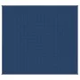 Manta con peso tela azul 220x230 cm 11 kg de vidaXL, Mantas - Ref: Foro24-3154861, Precio: 95,57 €, Descuento: %