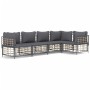 Gartenmöbel-Set 5-teilig, Kissen anthrazit, PE-Rattan von vidaXL, Outdoor-Sofas - Ref: Foro24-3186751, Preis: 418,88 €, Rabat...