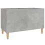 Plywood gray concrete record cabinet 74.5x38x48 cm by vidaXL, CD and DVD storage - Ref: Foro24-831961, Price: 32,89 €, Discou...