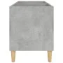 Plywood gray concrete record cabinet 74.5x38x48 cm by vidaXL, CD and DVD storage - Ref: Foro24-831961, Price: 32,89 €, Discou...