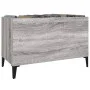 Sonoma gray plywood disc cabinet 74.5x38x48 cm by vidaXL, CD and DVD storage - Ref: Foro24-831971, Price: 35,22 €, Discount: %