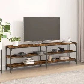 TV-Möbel Sperrholz Räuchereiche 160x30x50 cm von vidaXL, TV-Möbel - Ref: Foro24-826751, Preis: 73,80 €, Rabatt: %