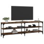 TV-Möbel Sperrholz Räuchereiche 160x30x50 cm von vidaXL, TV-Möbel - Ref: Foro24-826751, Preis: 74,92 €, Rabatt: %