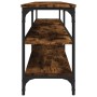 Mueble de TV madera contrachapada roble ahumado 160x30x50 cm de vidaXL, Muebles TV - Ref: Foro24-826751, Precio: 74,85 €, Des...