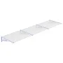 Canopy door in gray and transparent polycarbonate 358.5x90cm by vidaXL, Awnings - Ref: Foro24-153695, Price: 105,34 €, Discou...